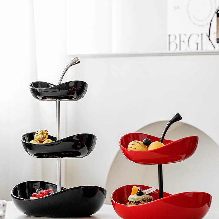 Dviaukštė vaisių padėklas – Medžiaga: šilko gėlė; Paviršius: Kitas; Stilius: universalus; Tinka dovanai: gimtadienis; Dovanų santykiai: klasės draugas