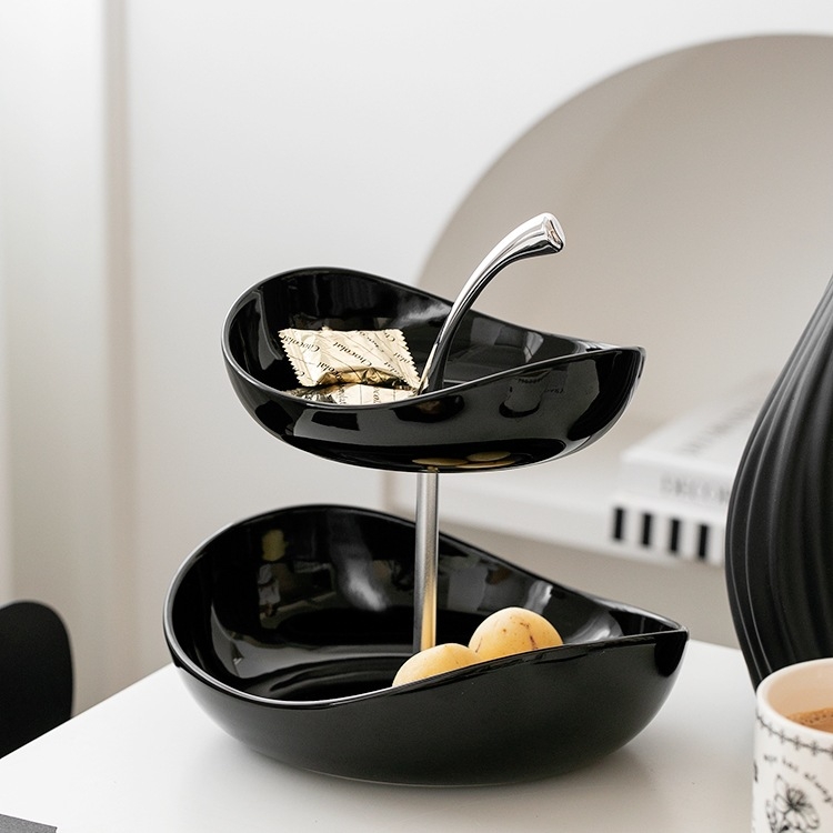 Dviaukštė vaisių padėklas – Medžiaga: šilko gėlė; Paviršius: Kitas; Stilius: universalus; Tinka dovanai: gimtadienis; Dovanų santykiai: klasės draugas