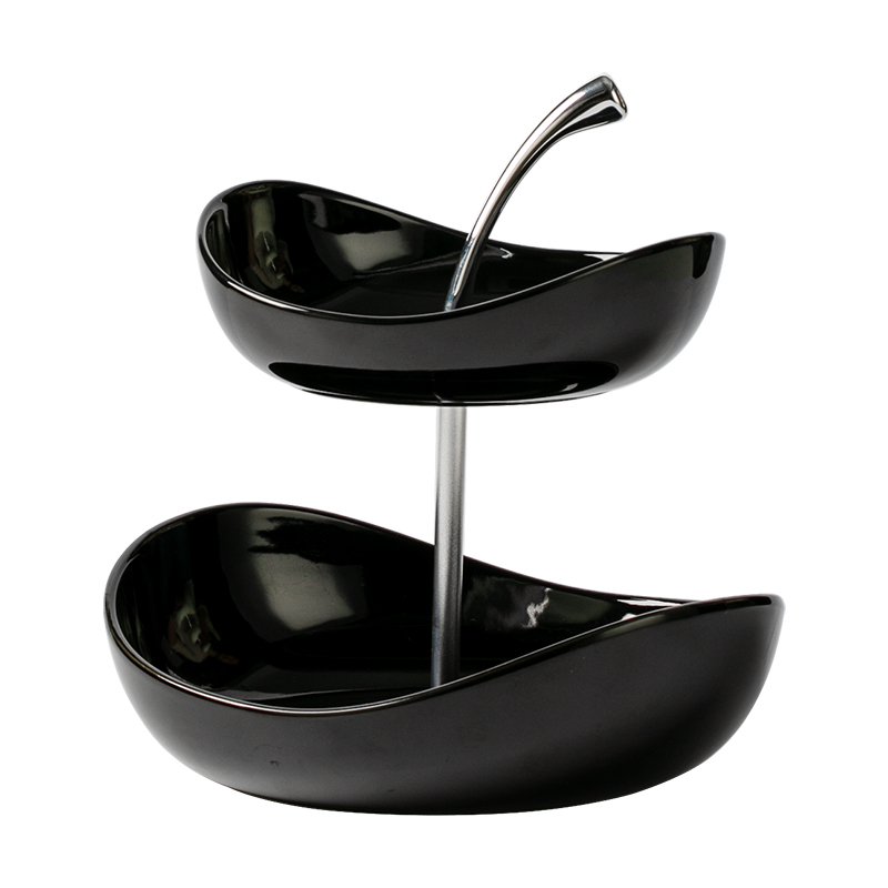 Dviaukštė vaisių padėklas – Medžiaga: šilko gėlė; Paviršius: Kitas; Stilius: universalus; Tinka dovanai: gimtadienis; Dovanų santykiai: klasės draugas