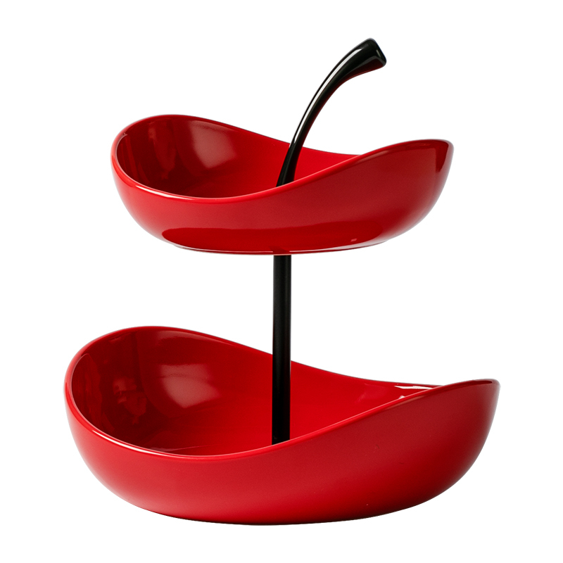 Dviaukštė vaisių padėklas – Medžiaga: šilko gėlė; Paviršius: Kitas; Stilius: universalus; Tinka dovanai: gimtadienis; Dovanų santykiai: klasės draugas