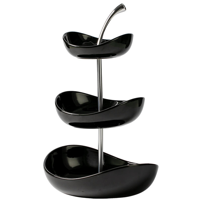 Dviaukštė vaisių padėklas – Medžiaga: šilko gėlė; Paviršius: Kitas; Stilius: universalus; Tinka dovanai: gimtadienis; Dovanų santykiai: klasės draugas