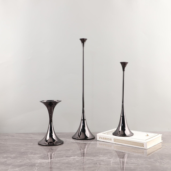 Gyertyatartó • fém dekoráció, márka Super Jie, geometriai design, otthoni berendezéshez