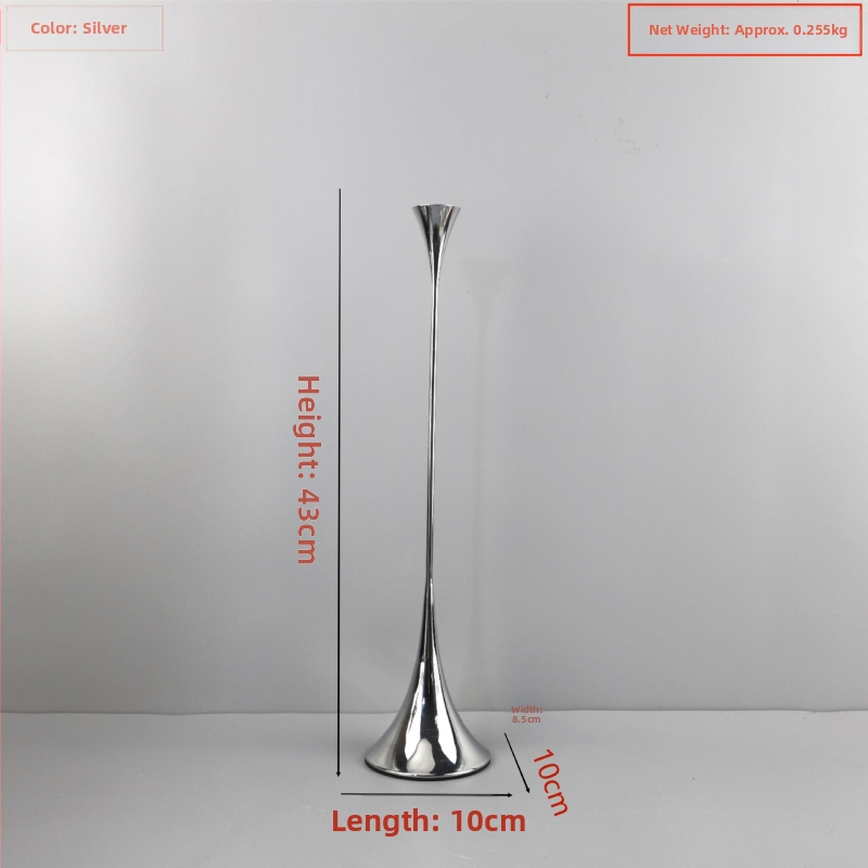 Gyertyatartó • fém dekoráció, márka Super Jie, geometriai design, otthoni berendezéshez