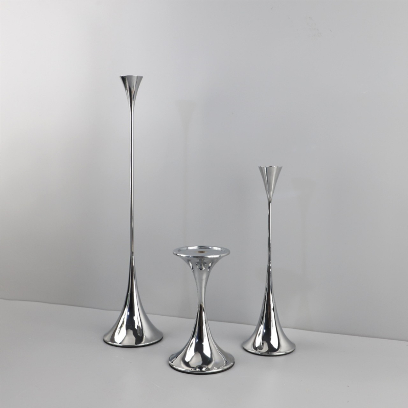 Gyertyatartó • fém dekoráció, márka Super Jie, geometriai design, otthoni berendezéshez