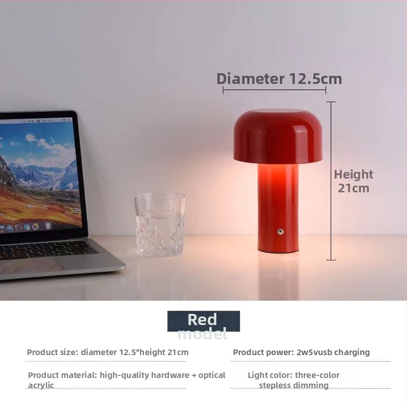 Aoda Lighting grybo stalo lemputė – šiaurietiško stiliaus, ES CE sertifikatas, naktinė lemputė, aplinkos apšvietimas, dekoracijos