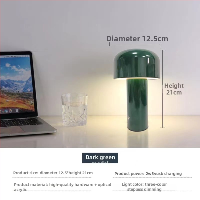 Aoda Lighting grybo stalo lemputė – šiaurietiško stiliaus, ES CE sertifikatas, naktinė lemputė, aplinkos apšvietimas, dekoracijos