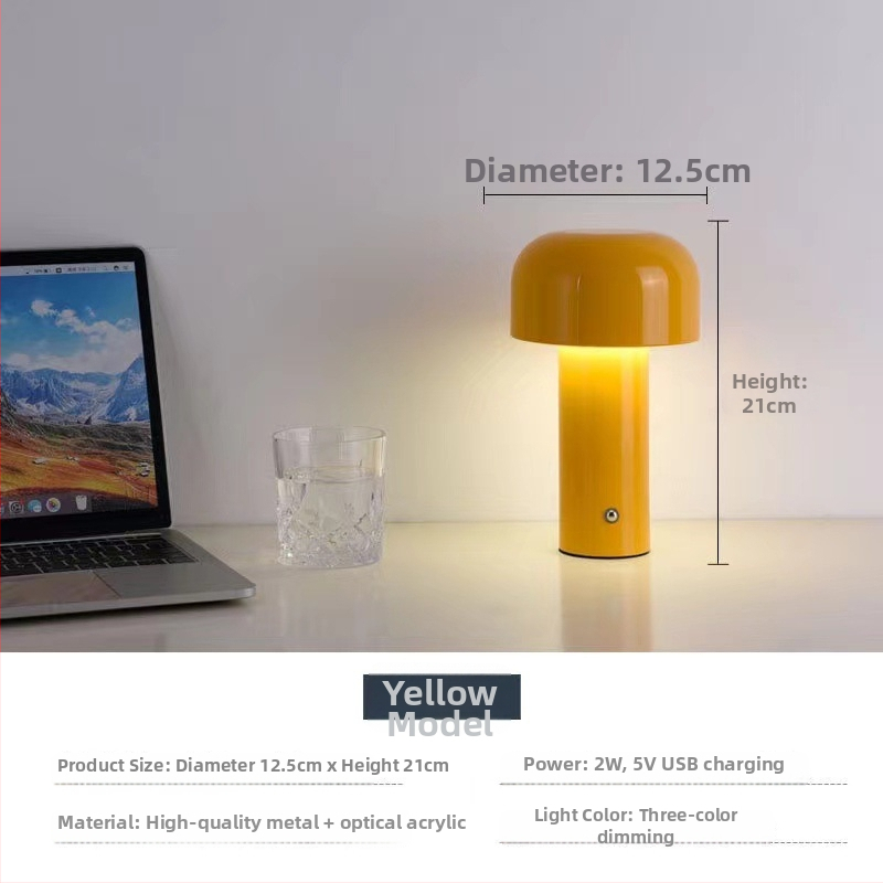 Aoda Lighting grybo stalo lemputė – šiaurietiško stiliaus, ES CE sertifikatas, naktinė lemputė, aplinkos apšvietimas, dekoracijos