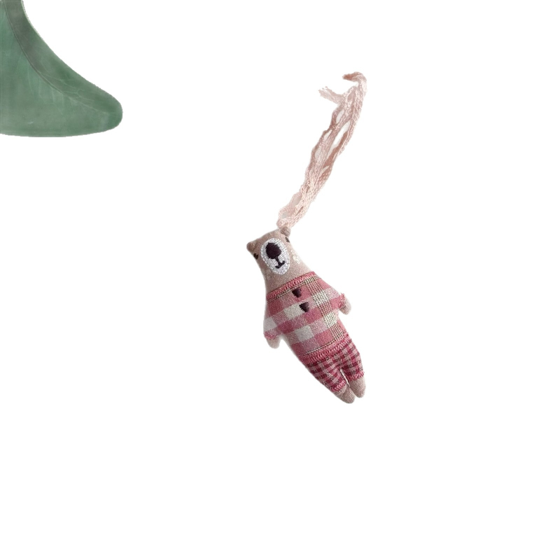 Bērnu tekstila kulons ar dzīvnieka karikatūru — Roku darbs, bērnu stils, auduma materiāls