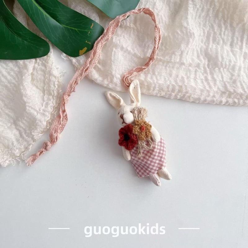 Bērnu tekstila kulons ar dzīvnieka karikatūru — Roku darbs, bērnu stils, auduma materiāls