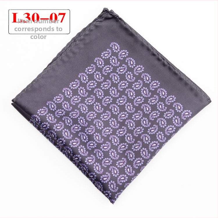 Джобна кърпичка - полиестерни нишки, извит кант, вечерно облекло, Пролет 2023