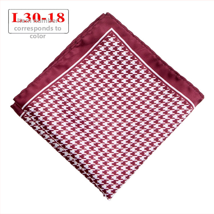 Джобна кърпичка - полиестерни нишки, извит кант, вечерно облекло, Пролет 2023