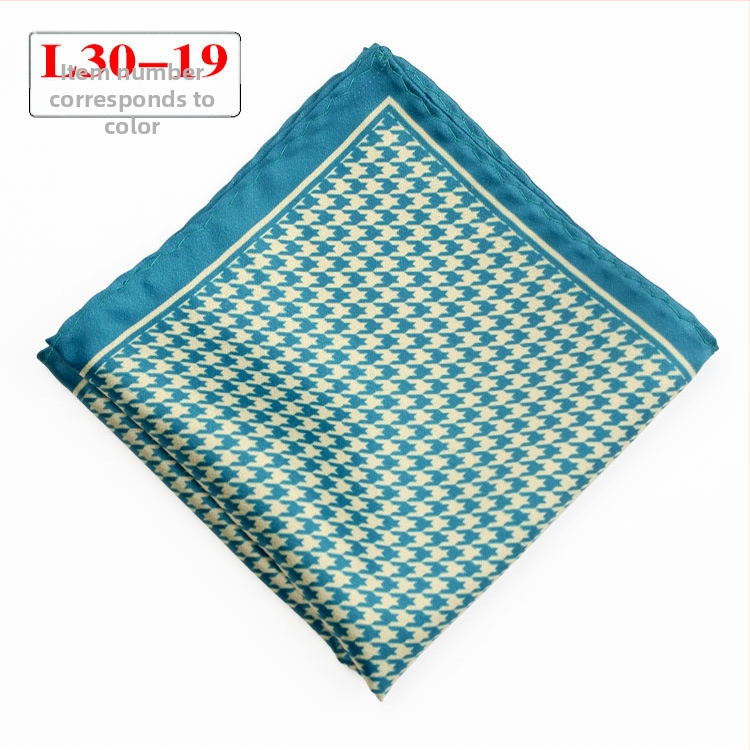 Джобна кърпичка - полиестерни нишки, извит кант, вечерно облекло, Пролет 2023