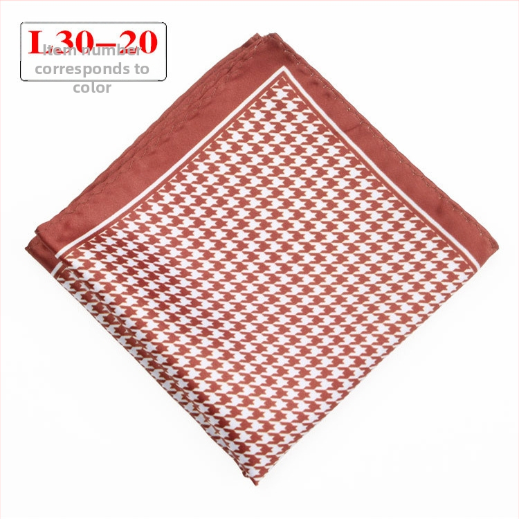 Джобна кърпичка - полиестерни нишки, извит кант, вечерно облекло, Пролет 2023