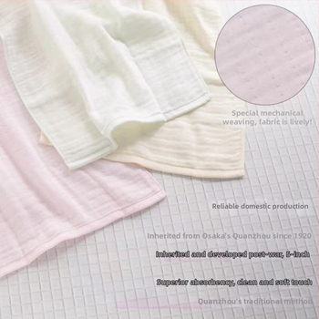 Rätik/Näo rätik – Imabari, puhas puuvillane gaze, 100D lõng, lihtne kudumine, 80–100 g