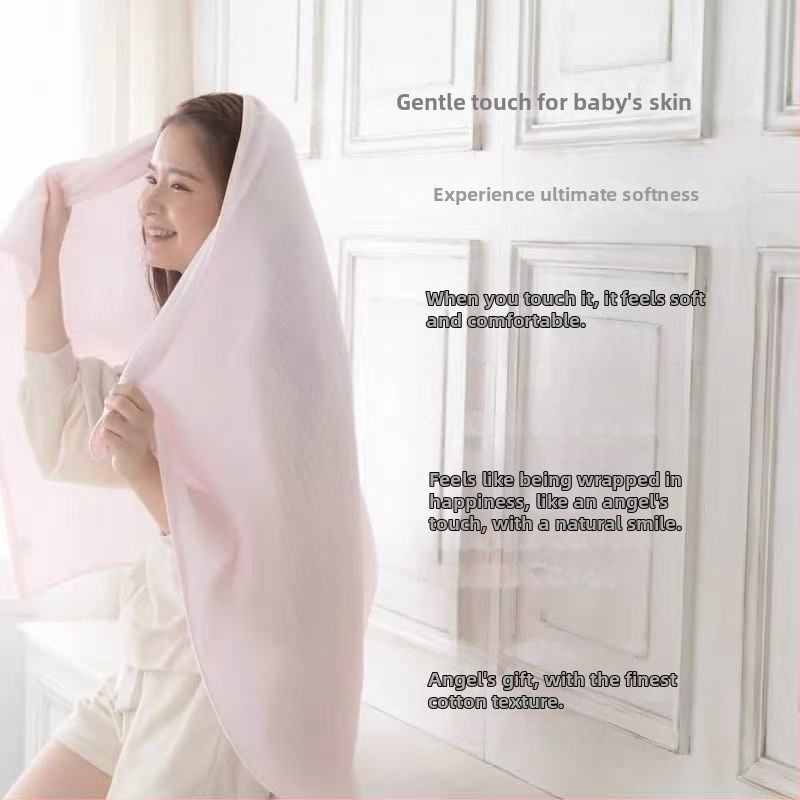 Rätik/Näo rätik – Imabari, puhas puuvillane gaze, 100D lõng, lihtne kudumine, 80–100 g