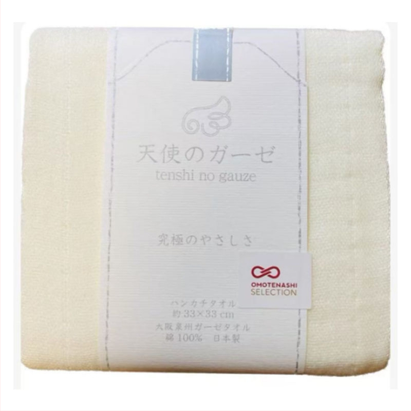 Rätik/Näo rätik – Imabari, puhas puuvillane gaze, 100D lõng, lihtne kudumine, 80–100 g