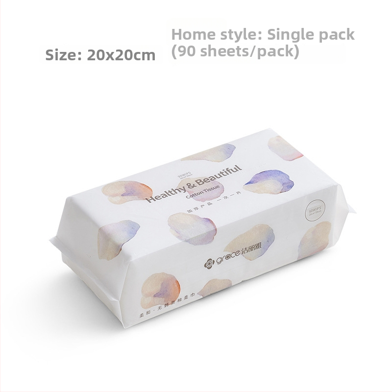 Grace Jie Liya arc törlőkendők, növényi rost, egyszer használatos, formázási folyamat, testreszabás nélkül