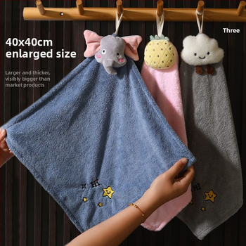 Кърпа за ръце за окачване с карикатурен дизайн (Материал: микрофибър; Тегло: 70 г; Категория: кърпа за ръце)