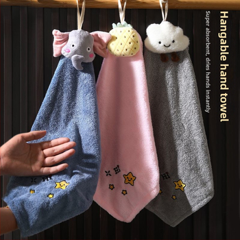 Кърпа за ръце за окачване с карикатурен дизайн (Материал: микрофибър; Тегло: 70 г; Категория: кърпа за ръце)