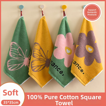 Poliestera kokvilnas sejas un roku dvielis, 100d diegi, vienkāršs audums, novietojams mājas uzsūkjošs dvielis