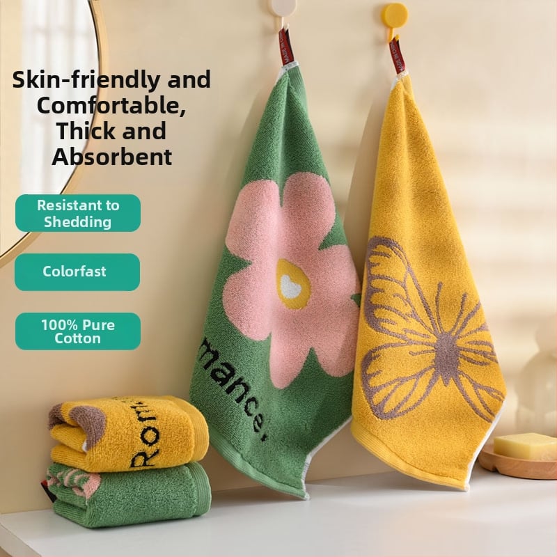 Poliestera kokvilnas sejas un roku dvielis, 100d diegi, vienkāršs audums, novietojams mājas uzsūkjošs dvielis