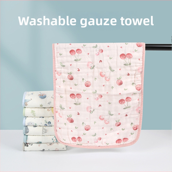 Bērnu un zīdaiņu sejas dvieli no 100% kokvilnas, marles kvadrātveida dvielis, 40s diegi, šūts, zem 50 g