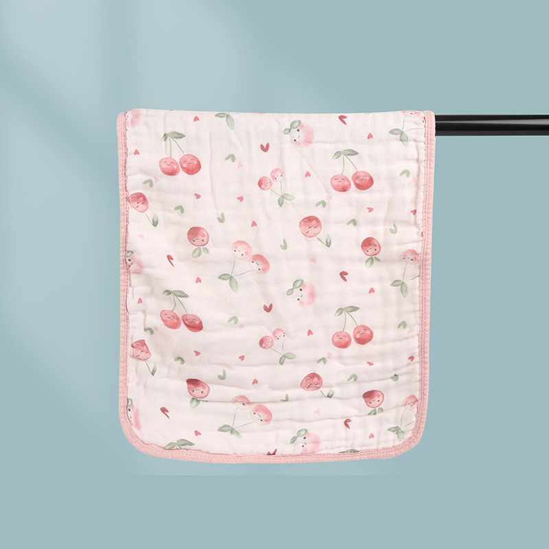 Bērnu un zīdaiņu sejas dvieli no 100% kokvilnas, marles kvadrātveida dvielis, 40s diegi, šūts, zem 50 g