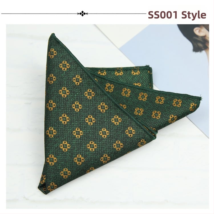 Kabatas lakatiņš sakai ar ziedu Jacquard rakstu, poliestera audums, poliestera iekšpuse