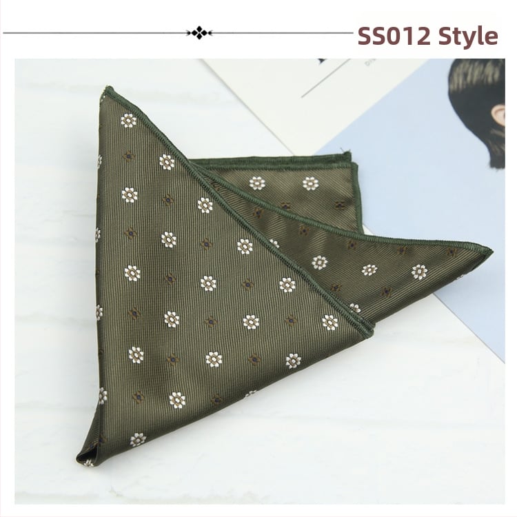 Kabatas lakatiņš sakai ar ziedu Jacquard rakstu, poliestera audums, poliestera iekšpuse