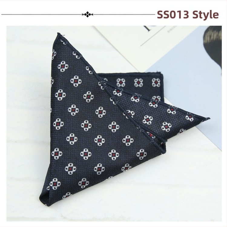 Kabatas lakatiņš sakai ar ziedu Jacquard rakstu, poliestera audums, poliestera iekšpuse