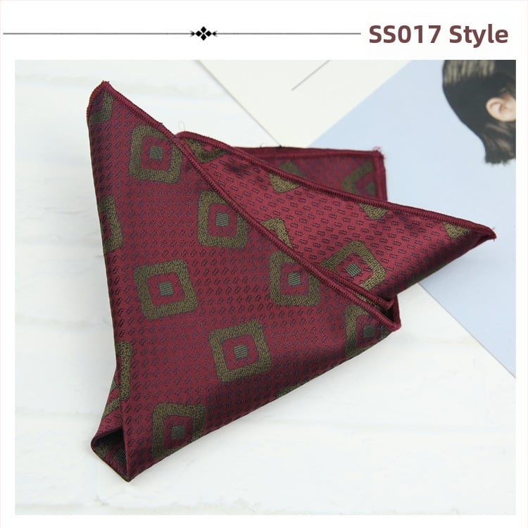 Kabatas lakatiņš sakai ar ziedu Jacquard rakstu, poliestera audums, poliestera iekšpuse