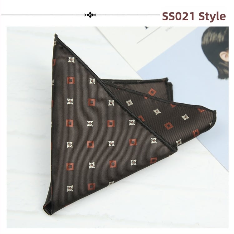 Kabatas lakatiņš sakai ar ziedu Jacquard rakstu, poliestera audums, poliestera iekšpuse