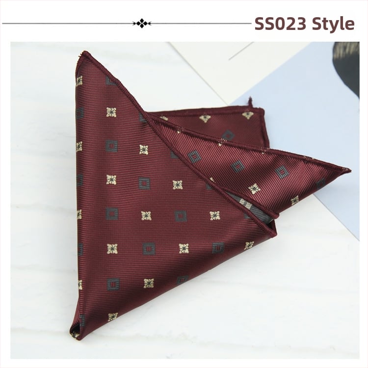 Kabatas lakatiņš sakai ar ziedu Jacquard rakstu, poliestera audums, poliestera iekšpuse