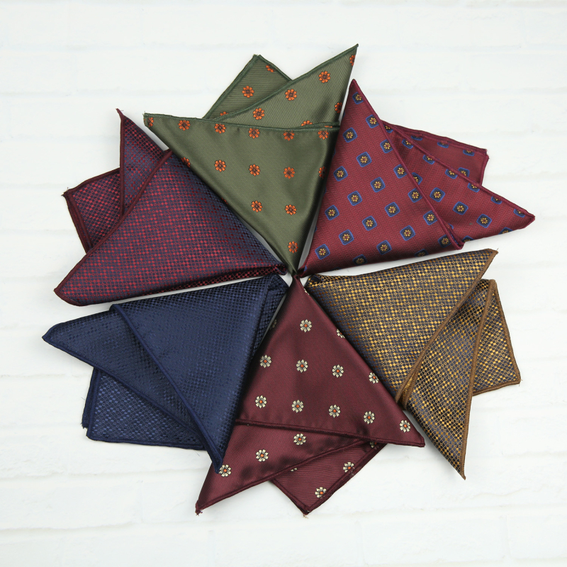 Kabatas lakatiņš sakai ar ziedu Jacquard rakstu, poliestera audums, poliestera iekšpuse