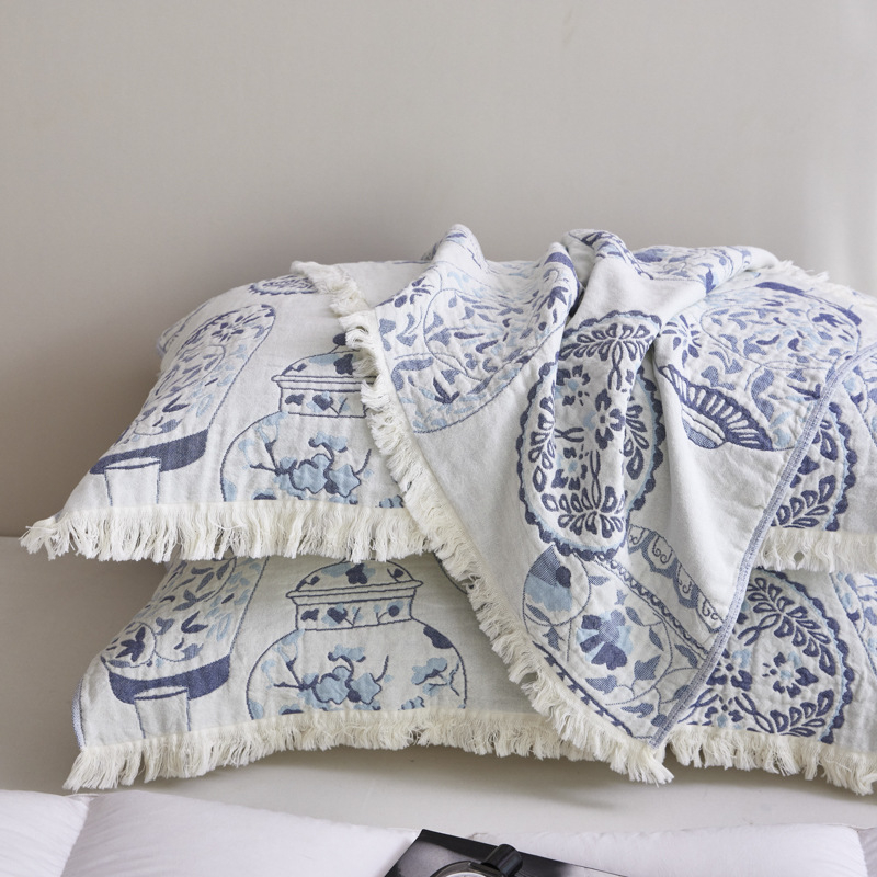100% pamut jacquard díszítésű párnahuzat – 2 darabos készlet – minden évszakra, anyai- és csecsemő osztály