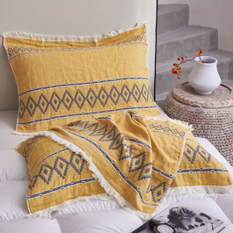 100% pamut jacquard díszítésű párnahuzat – 2 darabos készlet – minden évszakra, anyai- és csecsemő osztály