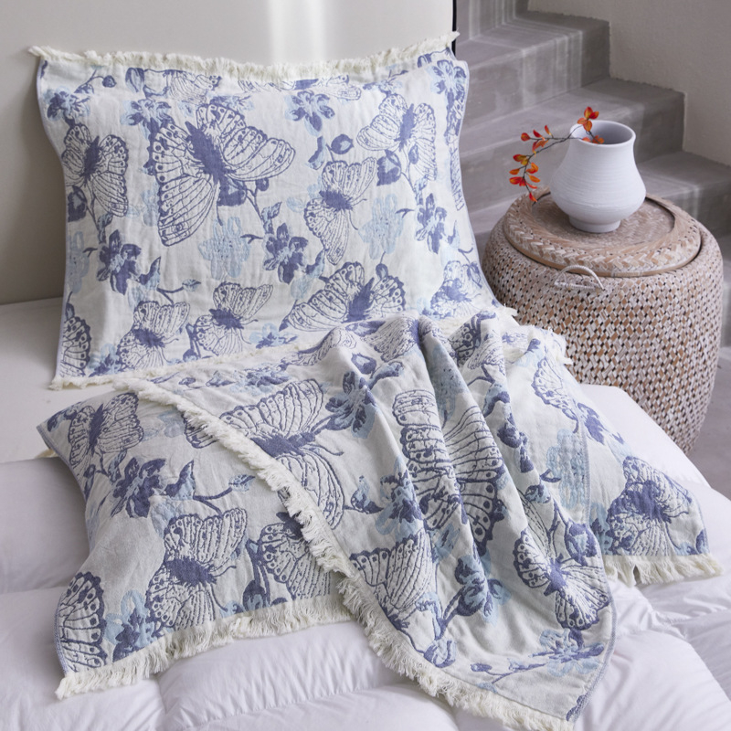 100% pamut jacquard díszítésű párnahuzat – 2 darabos készlet – minden évszakra, anyai- és csecsemő osztály