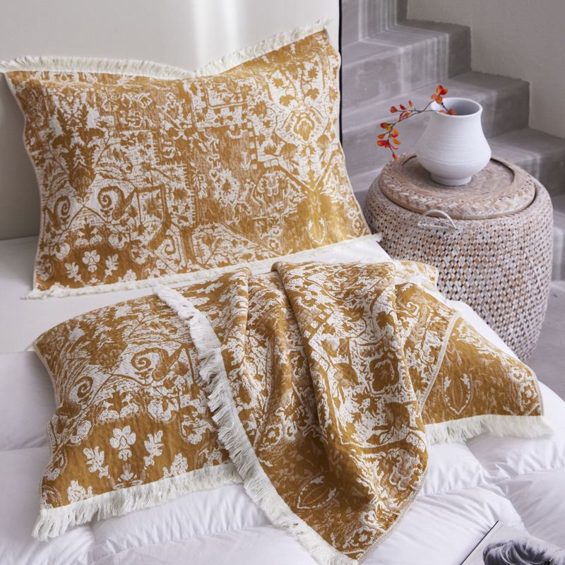 100% pamut jacquard díszítésű párnahuzat – 2 darabos készlet – minden évszakra, anyai- és csecsemő osztály