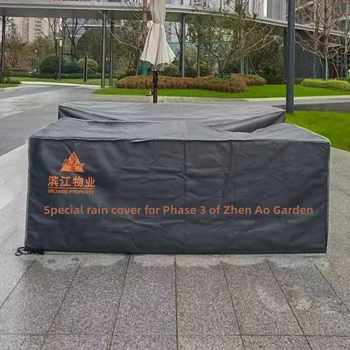 Prilagođena pokrivač prašine za strojeve i opremu, Oxford tkanina s srebrnim premazom, izdržljivo zaštitno kućište za police i uređaje