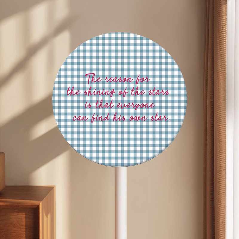 Прахозащитна покривка за вертикално стоящ електрически вентилатор | Материал: полиестер-памук; Марка: Luxury weaving; Стил: модерен минимализъм; Персонализация: Да