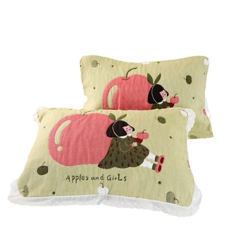 Jastučnica od japanske pamuke z osam slojeva gazе, korejski stil čipke, upijanje znoja i prozračnost; mogućnost tiskanja logotipa, personalizacija