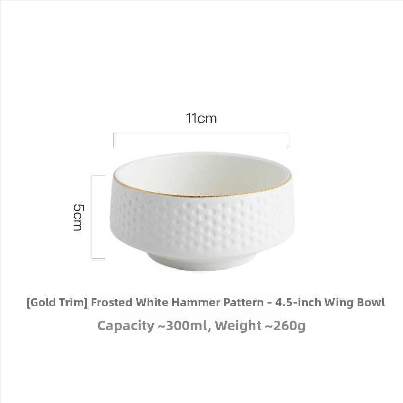 Porcelaninių lėkštų rinkinys, japonų stiliaus retro, keturių vnt., apvalios formos, tinka mikrobangoms, nordiško stiliaus, viešbučiams ir restoranams