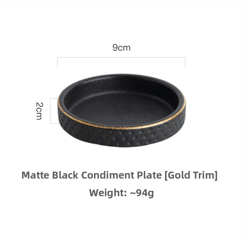 Porcelaninių lėkštų rinkinys, japonų stiliaus retro, keturių vnt., apvalios formos, tinka mikrobangoms, nordiško stiliaus, viešbučiams ir restoranams