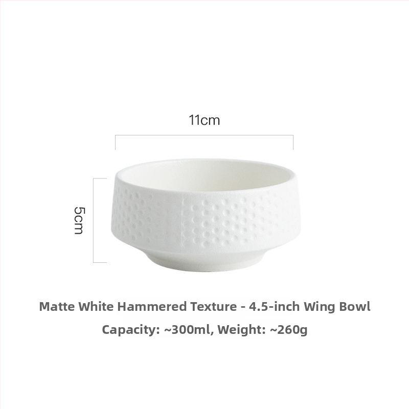 Porcelaninių lėkštų rinkinys, japonų stiliaus retro, keturių vnt., apvalios formos, tinka mikrobangoms, nordiško stiliaus, viešbučiams ir restoranams