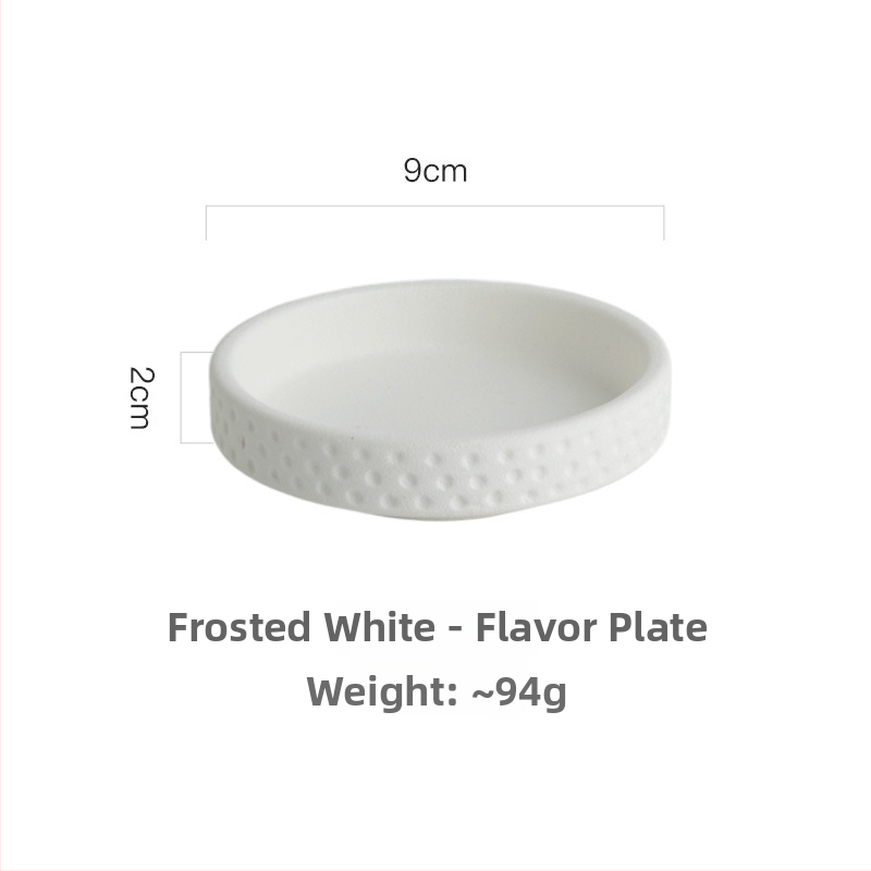 Porcelaninių lėkštų rinkinys, japonų stiliaus retro, keturių vnt., apvalios formos, tinka mikrobangoms, nordiško stiliaus, viešbučiams ir restoranams