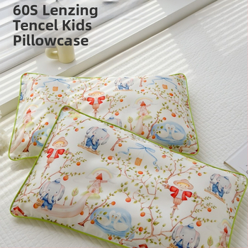 Lyocell padjapüür lastele ja beebidele, 100% Lyocell, 60 niiti, reaktiivne trükkimine ja värvimine, jahutav kangas