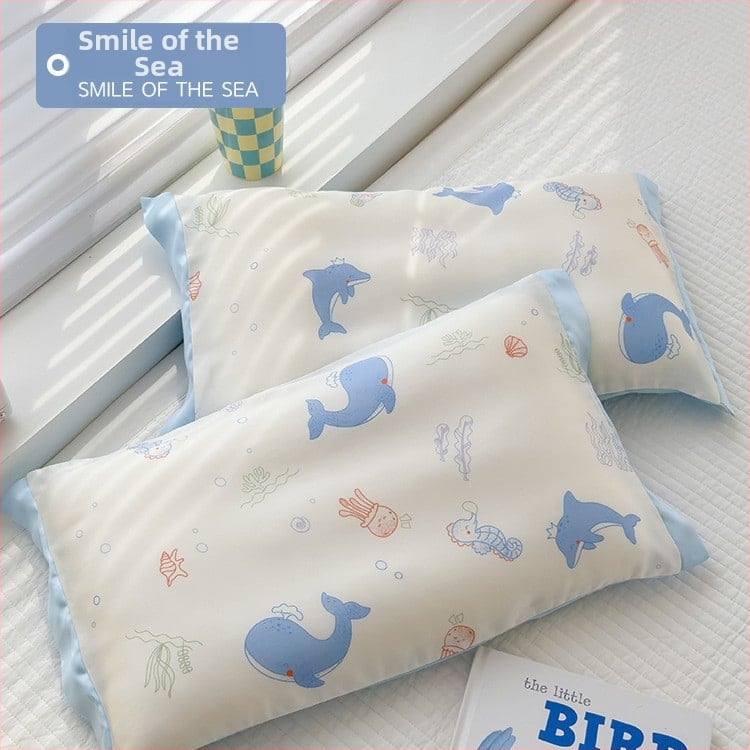 Lyocell padjapüür lastele ja beebidele, 100% Lyocell, 60 niiti, reaktiivne trükkimine ja värvimine, jahutav kangas