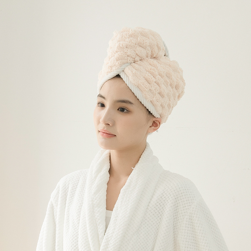 Dingzi Suhi kaput za kosu – koralni pliš, Jacquard, 100–119 g