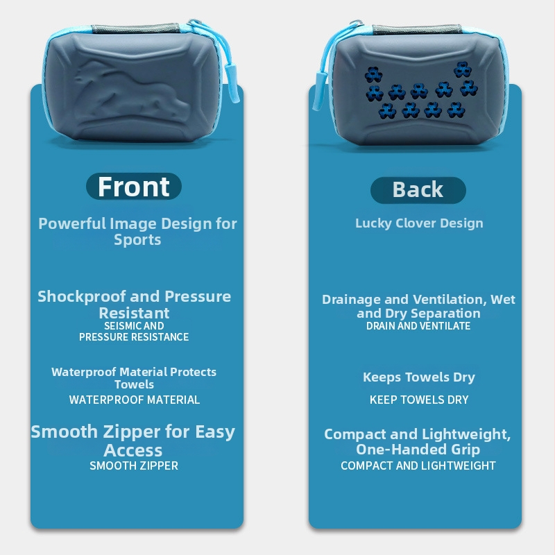 Prenosná športová osuška s chladiacim efektom, rýchloschnúca, polyester, 160 g/m², pre jogu a fitness