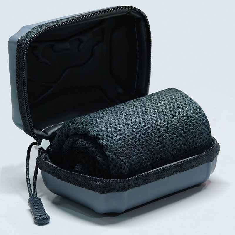 Hordozható sporttörölköző hűsítő, gyorsan száradó, poliészter, 160 g/m², jóga és fitnesz